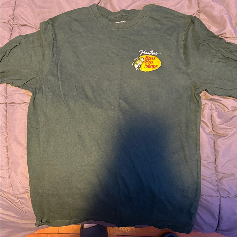 Bass Pro Shops Dark Green Short Sleeve Tee